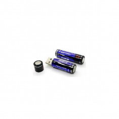 Baterii reincarcabile prin USB - tip AA foto