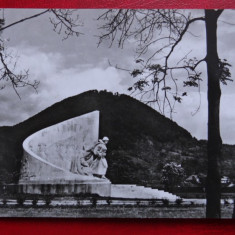 Carte Postala - RPR - Alb Negru - Baia Mare - Monumentul ostasului roman
