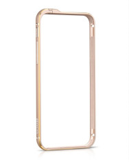 Husa BUMPER ALUMINIU premium - HOCO Fedora, iPhone 6, ultra usor, LUX, GOLD foto