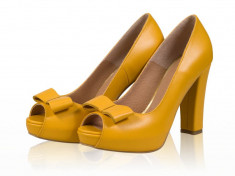 Pantofi dama-model P67F Yellow foto