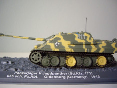 Macheta tanc Panzerjager V Jagdpanther - Germany - 1945 scara 1:72 foto