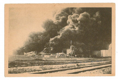 866 - CONSTANTA, Dobrogea, Incendiu, Romania - old postcard - unused foto