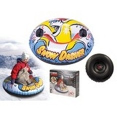 Colac bob zapada gonflabil, 97cm diametru, disc sanie tubing foto