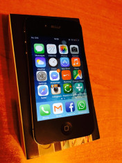 iPhone 4 16 GB Black / Liber de retea + Folie Cadou foto