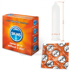 Prezervative - Skins Ultra Subtire Prezervative - 4 bucati foto