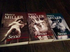 Henry Miller - Trilogia &amp;quot;Rastignirea Trandafirie&amp;quot; ( Sexus, Plexus, Nexus) 3 volume foto