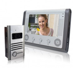 Resigilat - 2015 - Interfon video cu 1 monitor model PNI House 727 cu ecran LCD de 7 inch foto