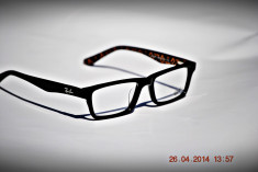 Rame de ochelari Ray Ban RB5501 2005 Rare print Logo auriu interior foto