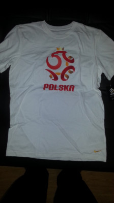 Tricou Nike Original Polonia Fotbal (Masura :L si XL) - Cod 176 foto