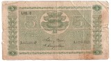 FINLANDA 5 MARKKAA 1939 (1942-45) Uzat