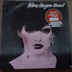 nina hagen band album disc vinyl lp muzica punk rock CBS records 1978 VG/vg+