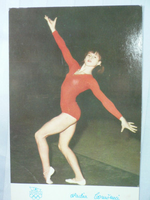 NADIA COMANECI - ILUSTRATA CU STAMPILA COSMOS KALUGA - URSS - 1980 foto