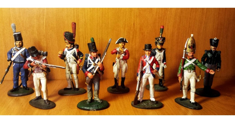 Lot De 8 Soldats Pompiers Del Prado – échelle 1:22,5 (75mm) – Neufs