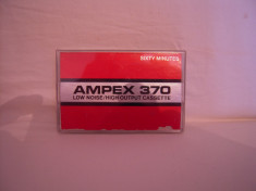 Vand caseta audio Ampex 370-60 min,originala,raritate foto