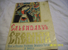 calendarul ortodox-credinta-1967-tiparit in detroit sua foto