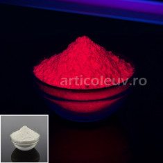 Pigment invizibil fluorescent rosu foto