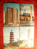 Set 4 Ilustrate China - Cladiri Istorice 1958