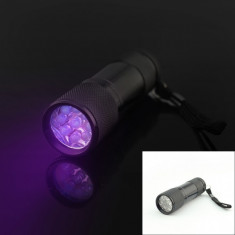 Lanterna UV 385 Nm 9 LED-uri foto