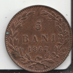 5 bani 1867 (W) foto