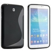 Husa silicon s-case samsung galaxy tab 3 7.0 negru foto