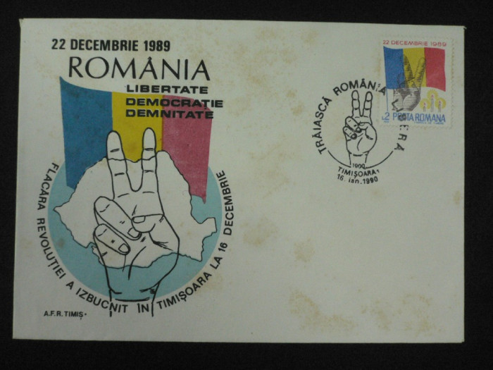 TIMISOARA - REVOLUTIA POPULARA DIN ROMANIA DECEMBRIE 1989 - 1 LUNA