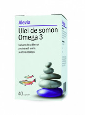 Alevia Ulei de somon Omega3 x 30cp foto