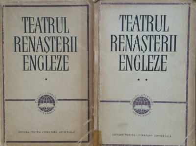 TEATRUL RENASTERII ENGLEZE (2 volume) foto