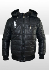 Geaca Barbati Sport Ralph Lauren - Pollo Sport - Slim Negru D78 foto