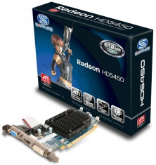 Placa Video Saphire PCI-E ATI RADEON HD5450 2 GB DDR3 64 BIT foto