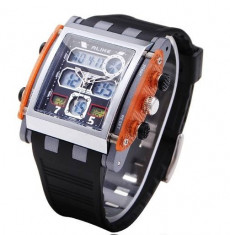 Ceas Alike Dual Time Fashion Superb ****Model 2015 foto