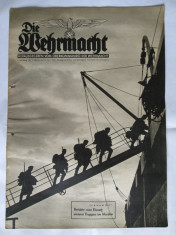 RARA! REVISTA WEHRMACHT NR.9 DIN 24 APRILIE 1940 foto