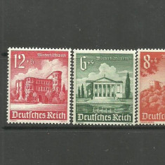GERMANIA 1940 - CLADIRI ISTORICE, serie deparaiata nestampilata, B21