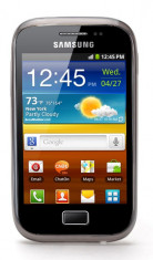 Carcasa Samsung Galaxy Ace Duos S6802 Neagra Semitransparenta foto