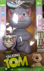 Jucarie TALKING TOM Repeta si Canta ALB SAU GRI foto