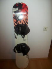 VAND PLACA SNOWBOARD OBSCURE (130CM) CU LEGATURI FRITSCHI- 250LEI foto