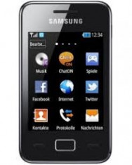 Vind telefon Samsung Star 3 S 5229 second hand putin folosit,black,blocat Vodafone,garantie 4 luni producator foto