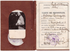 Carte de identitate 1936 Simleul Silvaniei, Salaj foto