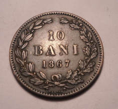 10 bani 1867 Heaton foto