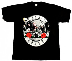 Tricou Guns N &amp;#039; Roses ( trandafiri rosii ) foto