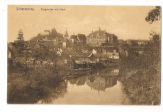 Sighisoara - Ilustrata circulata 1910 foto