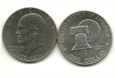 USA 1 dollar 1976 aniversar cc foto