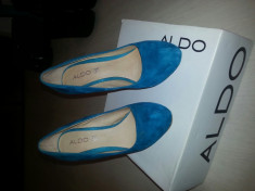 pantofi Aldo albastru-turcoaz mar 38 foto