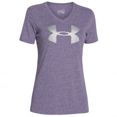 Under Armour Tri-Blend Big Logo V-Neck - Women&amp;#039;s | Produs 100% original | Livrare cca 10 zile lucratoare | Aducem pe comanda orice produs din SUA foto