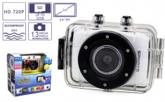 Camera Sport si Auto CAMCORDER HD cu Touchscreen SUBMERSIBILA Pachet FULL cu suporti de prindere / VERIFICARE COLET / GARANTIE 24 LUNI foto