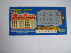 Bilet de loterie foto