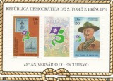 COLITA TIMBRE DAN. .SAO TOME E PRINCIPE 1982 CERCETASI 15 E