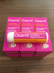 OSANIT - granule homeopate pentru durerile eruptiei dintilor la bebe - PE STOC!!! foto