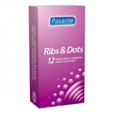 PREZERVATIVE PASANTE RIBS &amp;amp; DOTS 12 buc foto