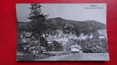 Carte Postala - RPR - Alb Negru -Predeal - Vedere de pe Cioplea foto