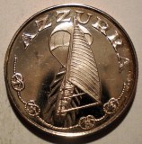 D.137 USA SUA MEDALIE REGATA AMERICA&amp;rsquo;S CUP YACHT AZZURRA 1983 PROOF ARGINT